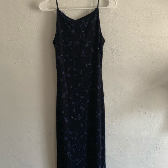 city triangles 90s vintage rose floral prom dress - Picture 3 of 8